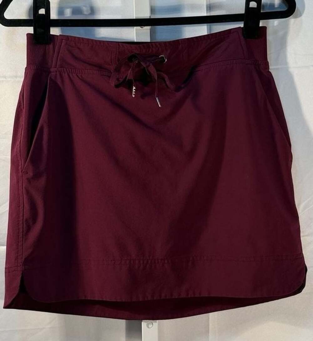 Athleta Midtown Skort Wild Bloom Purple Elastic Waist Athleisure ...,
